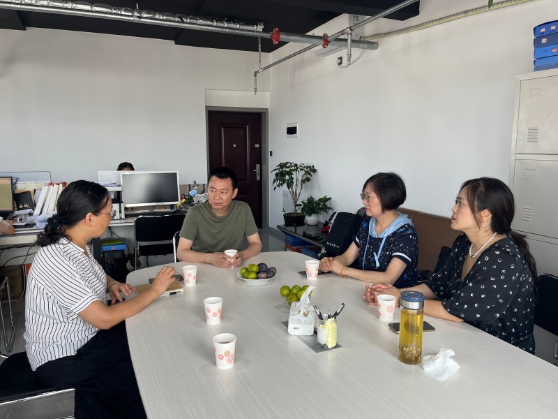 2024年8月2日，绵阳市南充商会副会长何成一行走访会员张洁企业.jpg